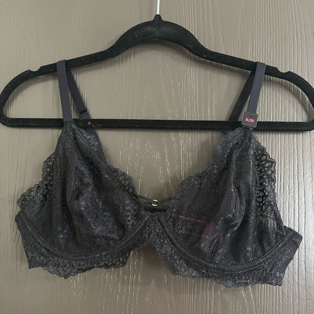 La Senza Black Bralette, size XL